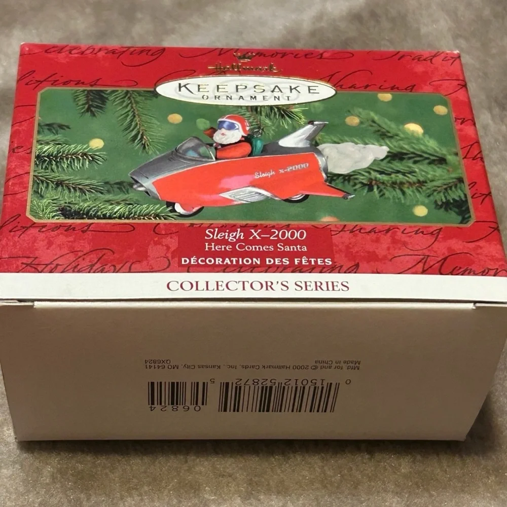 Hallmark Keepsake Sleigh X-2000 Ornament - Picture 1 of 3
